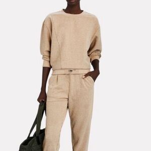 VARLEY Arleta Rib Drawstring Sweatshirt Size S